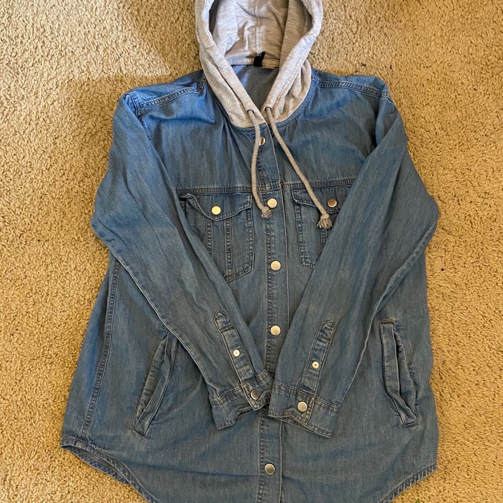 H&M Denim Style w/ Hoodie